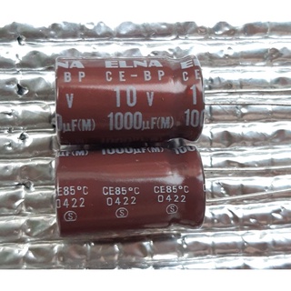 Elna CE-BP 1000uf 10v capacitor ตัวเก็บประจุ คาปาซิเตอร์ ไม่มีขั้ว nonpolar bipolar bp