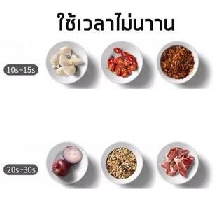 เครื่องปั่นหมูปั่นพริก เครื่องบดหมูผสมอาหาร บดผักแบบไฟฟ้า