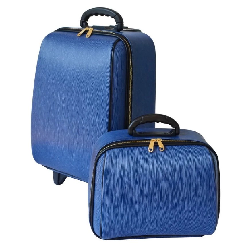 BB-Shop กระเป๋าเดินทางเซ็ทคู่ 18/14 นิ้ว L-Louise Classic (Blue) สินค้ามาตราฐานลิขสิทธิ์และขนาดแท้จากโรงงานโดยตรง