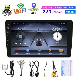 เครื่องเล่นมัลติมีเดียในรถยนต์ 2 . 5 D หน้าจอ 9 นิ้ว Android 9 . 1 Quad Core 2 Din Gps Wifi Mp5 Player