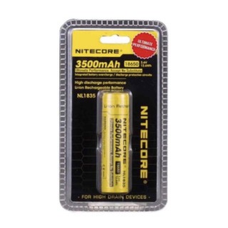 ถ่านชาร์จ Nitecore NL1835 3500mAh 3.7V ของแท้ 1 ก้อน