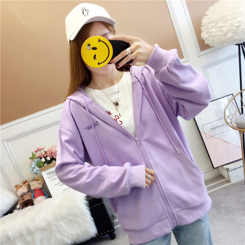 💕พร้อมจัดส่งภายใน 24 ชั่วโมง💕  เสื้อกันหนาวมีฮู้ด 3 สี M-2XL คาร์ดิแกนซิปแขนยาว