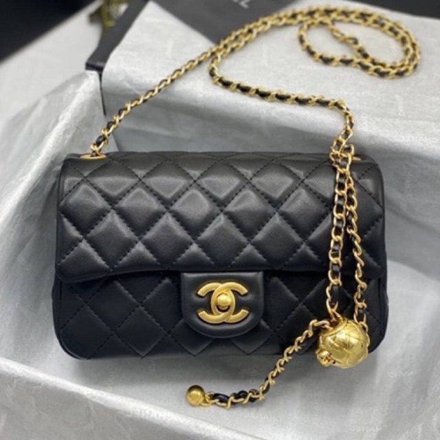 Chanel pearl bag / Chanel Flap bag 19cm พร้อมส่ง ภาพถ่ายจากงานขายจริง ใช้งาน ตปท ได้
