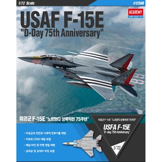 Academy Model 1/72 AC12568 USAF F-15E " D-DAY 75th ANNIVERSARY "