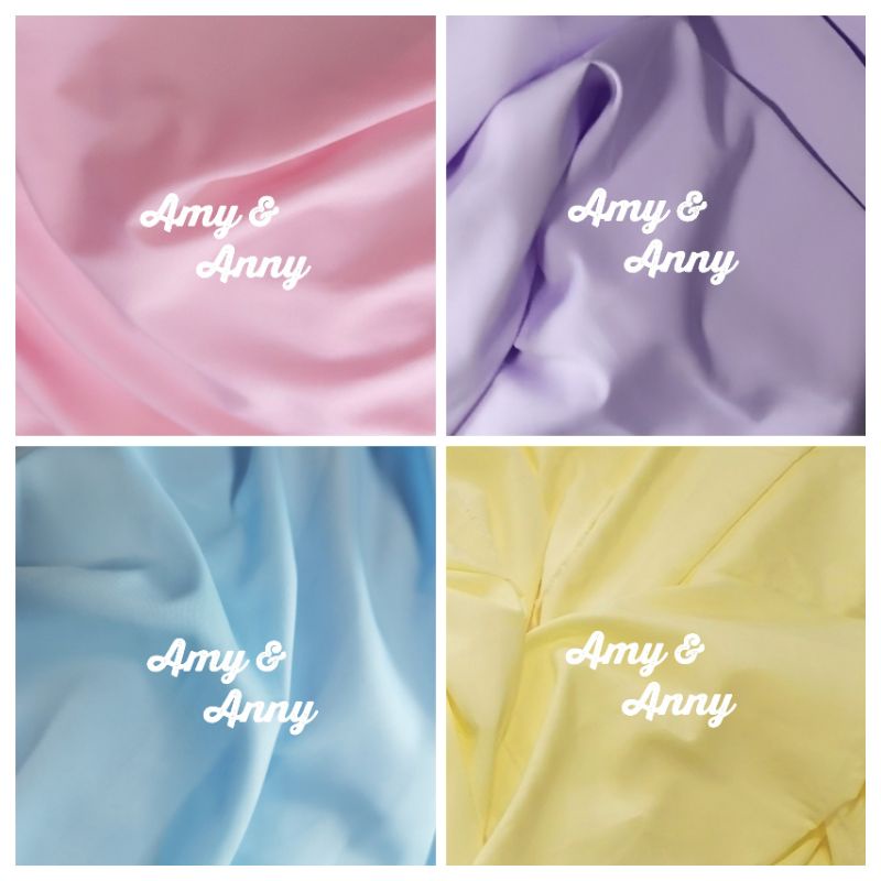 ผ้าไหมอีตาลี ผ้าพื้นสีพื้น ผ้าดำ ขาวดำ หน้า60“ หลา เมตร ตัดเย็บ diy ชุด เสื้อ อุปกรณ์ ตกแต่ง ถ่ายรูป