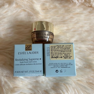 ESTÉE LAUDER ครีมบำรุง Revitalizing Supreme + Global Anti-Aging Power Soft Creme 5 มล.