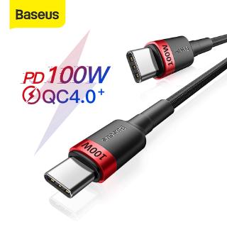 Baseus 2m Type-C Cable 100W PD Fast Charging  20V 5A for Xiaomi MacBook Pro Charge Data Cord