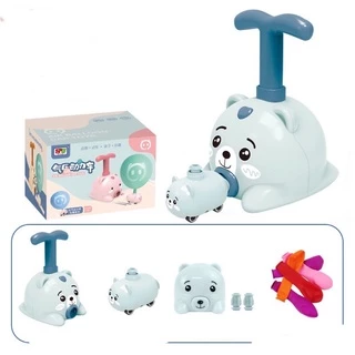 ของเล่น รถปั๊มลูกโป่ง ของเล่นรถบอลลูนแสนสนุก การทดลองอากาศพลศาสตร์ ของเล่นเพื่อการศึกษาสำหรับเด็ก