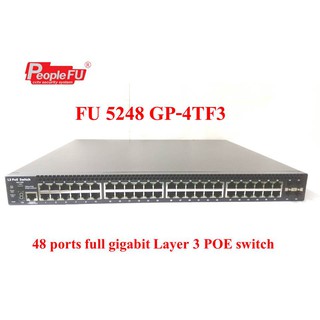 FU 5248 GP-4TF3 SM2 PoE Switch Hub