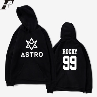 เสื้อจั๊มเปอร์ ผ้าฝ้าย ลาย Luckyfridayf Astro Kpop Moletom Star Group แฟชั่น สําหรับเพื่อน