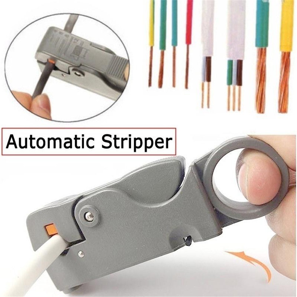 คีมปอกอัตโนมัติมัลติฟังก ์ ชั ่ น Wire Stripper เครื ่ องมือสายไฟปอก Crimping เครื ่ องมือพร ้ อมประแจหกเหลี ่ ยม