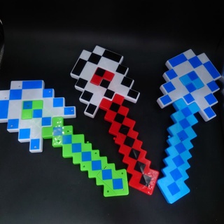 พลั่วของเล่น มายคราฟ Minecraft ขนาดประมาณ 40 Cm แสง สี เสียง พร้อม ใส่ถ่านเล่นได้เลย ราคาถูกมาก