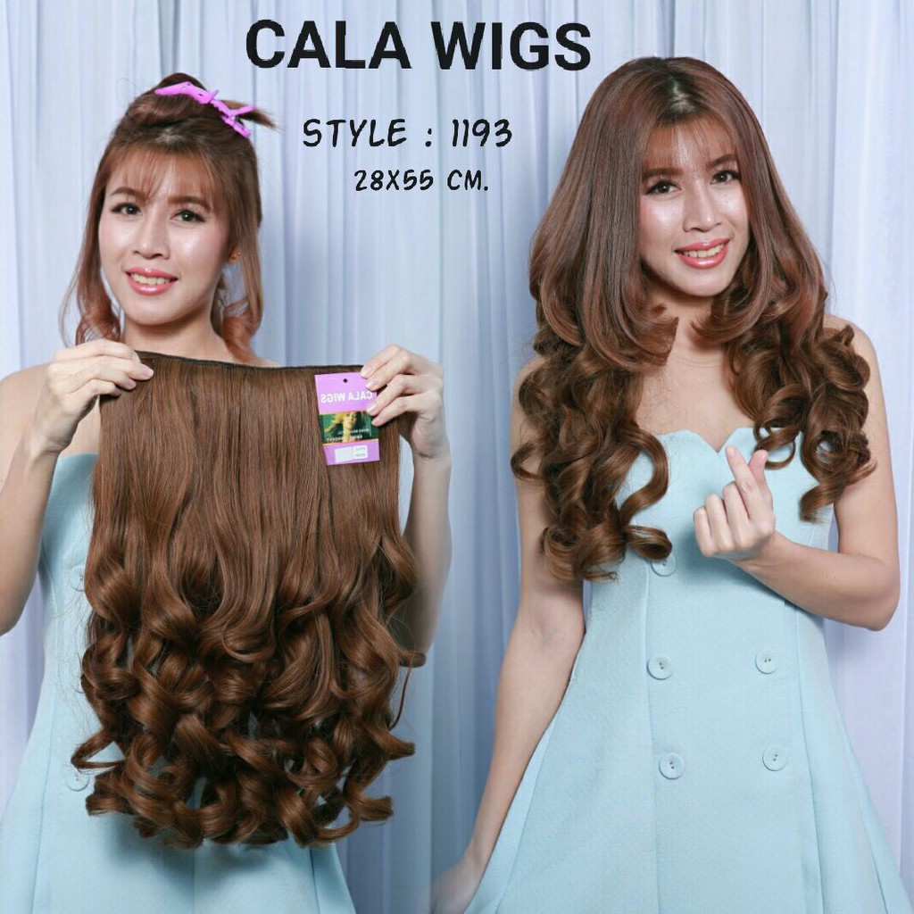 แฮร์พีช แฮ์พีชหนาพิเศษงานดี สีบรอนทอง(รหัส1193)เส้นไหนทนความร้อนสูง220องศา สินค้าในไทย