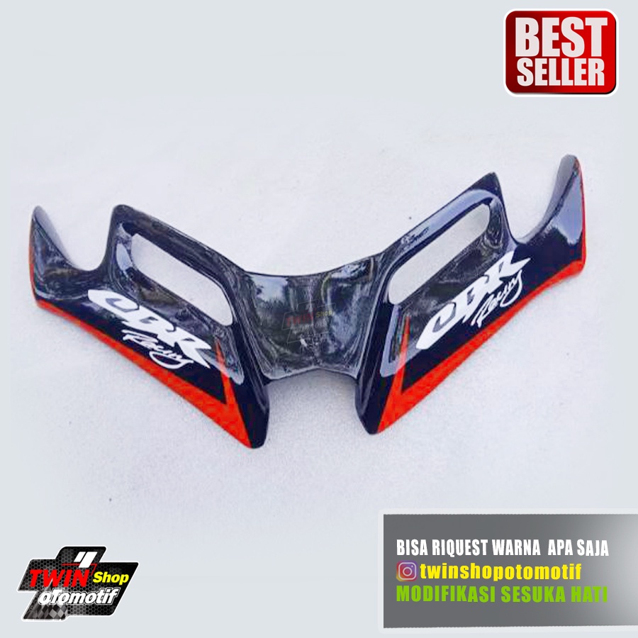 WINGLET CBR150R FACELIFT, WINGLET NEW CBR150R FACELIFT BLACK GLOSSY OR CHAT สําหรับการสั่งซื้อสี ACC