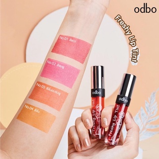 โอดีบีโอ เฟรชชี่ ลิป ทินท์ ODBO Freshy lip tint OD523 สีสันสดใส เพิ่มความชุ่มฉ่ำ มีให้เลือก 4 เฉดสี เซ็กซี่ น่าจุ๊บ