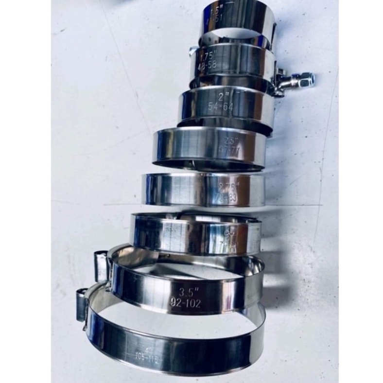 🔥เข็มขัดเลส หัวน๊อตกันคลาย สำหรับรัดท่อยาง(T-clamp)🔥 - รูปที่ 2