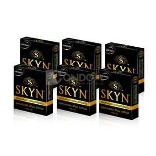 ถุงยางอนามัย LifeStyles SKYN 6 กล่อง (18 ชิ้น)