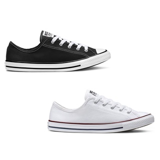 Converse Collection คอนเวิร์ส รองเท้าผ้าใบ รองเท้าแฟชั่น รองเท้าลำลองสำหรับผู้หญิง CV W All Star Dainty OX 564982CH9BK / 564981CH9WW  (2000)