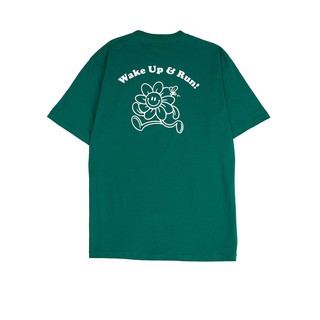 ผ้าฝ้ายแท้HOMEBOY   เสื้อยืดลาย  WAKE.UPS-3XL