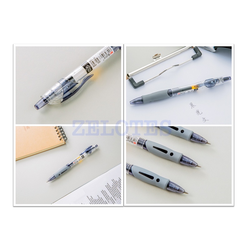 ปากกาเจล M&G GP1008 ขนาดเส้น0.5 mm. มี3สีให้เลือก (สีน้ำเงิน/สีดำ/สีแดง)(ราคาต่อกล่อง） - รูปที่ 2