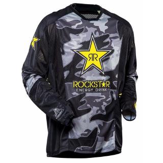 ROCKSTAR  เสื้อยืดแขนยาว เสื้อสำหรับขี่จักรยานยนต์