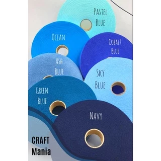 COOL TONE COLORFUL T-SHIRT YARN ไหมผ้ายืด ไหมผ้าเทป TAPE YARN หน้ากว้าง 40 และ 25 มิล กรุณาอ่านรายละเอียดด้านล้าง
