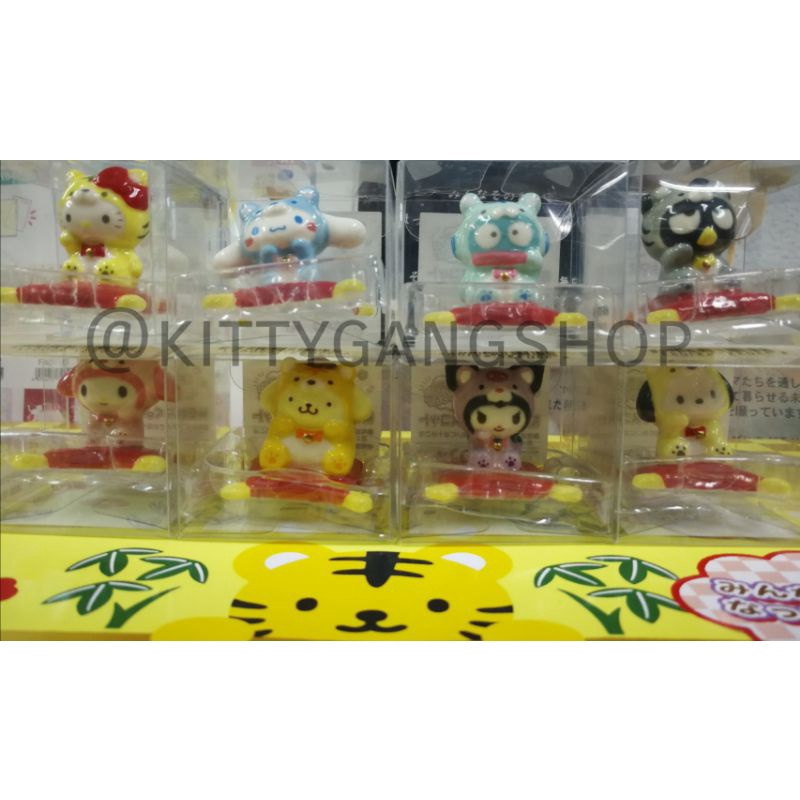 ตุ๊กตาเซรามิคตั้งโชว์ปีเสือ Sanrio ขนาด3.5x3.5x3cm. มี 8 ลาย คอลเลคชั่นชุดปีเสือ ขายแยก ตัวละ280฿