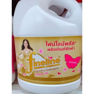 fineline ไฟน์ไลน์พลัส น้ำยาซักผ้าสีทอง 3000 ml.