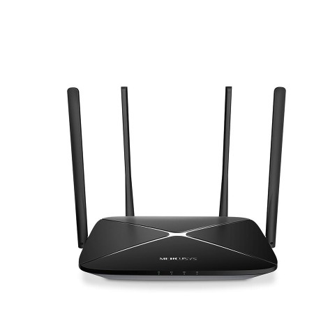 MERCUSYS AC12G AC1200 DUAL BAND GIGABIT WIRELESS ROUTER, 867MBPS AT 5GHZ + 300MBPS AT 2.4GHZ
