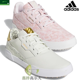 2022ของใหม่แท้Adidasรองเท้ากอล์ฟผู้หญิงGV8323เล็บหนังกันน้ำGOLFรองเท้า LIYN