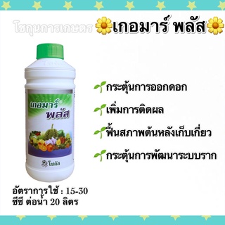 เกอมาร์ พลัส โซตัส ขนาด1ลิตร ส่งเสริมการออกดอกติดผล ฟื้นสภาพต้นหลังเก็บเกี่ยว