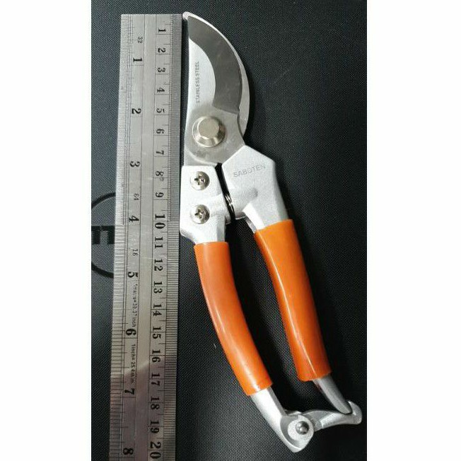 กรรไกรตัดกิ่งไม้ ปากนกแก้ว 8” JAPAN SABOTEN-086 - รูปที่ 6