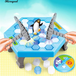 Save Penguin Ice Block Breaker Trap ของเล่นเกมตารางแม่ตลก