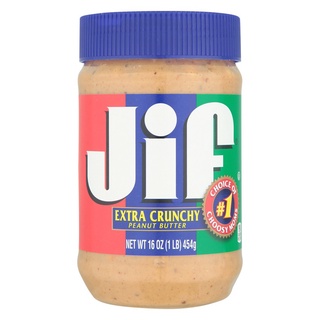 ✨ฮิตสุด✨ JIF จิฟ เนยถั่วบดหยาบ 454 กรัม 🚚พร้อมส่ง!! 💨