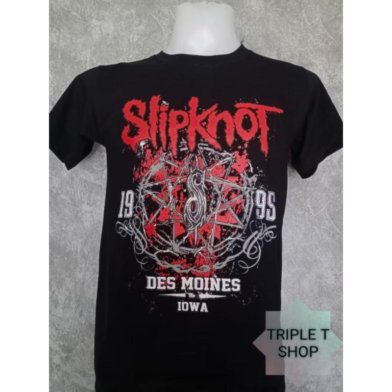 เสื้อยืดคอกลม สกรีนลาย SLIPKNOT (รหัส 26)