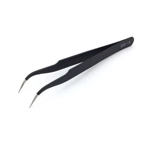 แหนบ สแตนเลสสตีล (ป้องกันไฟฟ้าสถิต) Tweezer ESD-12 ปลายหัวแหลม ตรง / ESD-15 ปลายหัวแหลม โค้ง รายละเอียด