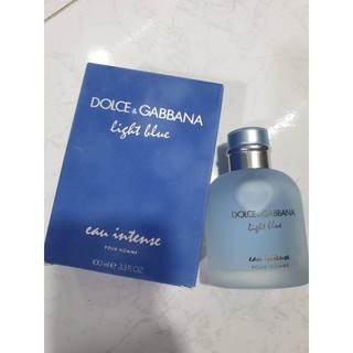 Dolce &amp; Gabbana Light Blue Eau Intnse Pour Homme EDP100ml.💐แท้100%