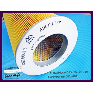 TOYOTA HIACE D4D 2.5,2.7,3.0 COMMONRAIL year 2004-2015 AIR FILTER  // ไส้กรองอากาศ TOYOTA สินค้ามาตรฐาน คุณภาพเยี่ยม