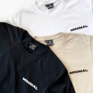 (กรอกโค้ดWLSGBGลด60.- ซื้อขั้นต่ำ 300.-)เสื้อยืดสกรีนลาย minimal