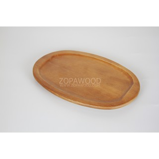 ์NT011 ถาดวงรีเล็ก ไม้จามจุรี ZOPA ผลไม้ ถาดไม้วินเทจ ถาดไม้ใส่อาหาร จานไม้ ถาดใส่อาหาร ถาดวางของ wood tray  ถาดไม้