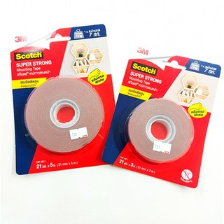 เทปกาว 2 หน้า 3M super strong Mounting tape