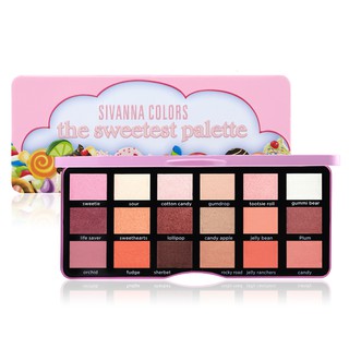 SIVANNA COLORS SWEETEST &amp; CHOCOLATE PALLETTE HF7006 I ซีเวนน่า คัลเลอร์ส อายแชโดว์ แต่งตา