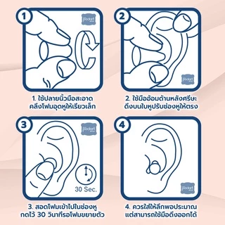 ที่อุดหู Pocket ที่อุดหูนอนหลับ แบบโฟมอย่างดี ที่อุดหูกันเสียงรบกวน อุดหูกันเสียง 30-38dB เอียปลั๊กที่อุดหู ทุกรุ่น