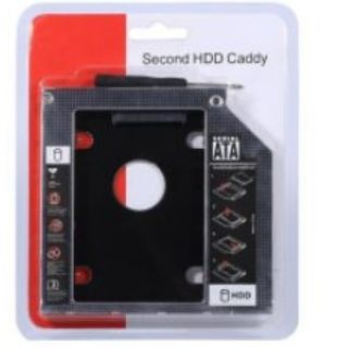 ถาดแปลง ใส่ HDD SSD ในช่อง DVD Notebook 9.0 mm Universal SATA 2nd HDD SSD Hard Drive Caddy