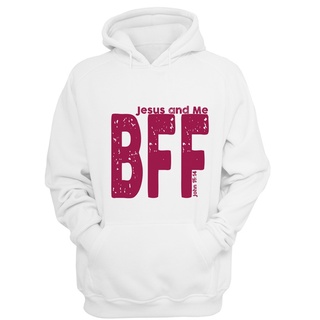 เสื้อฮู้ดดี้ ผ้าฝ้าย ลายคริสเตียน BFF 2018 เข้ากับทุกการแต่งกาย สําหรับผู้ชาย JZ