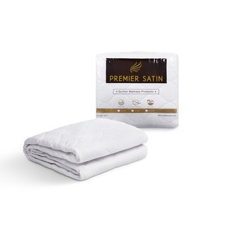 ของแท้ !! Premier Satin ผ้ารองที่นอนกันเปื้อนกันน้ำ (ขนาด 3.5 ฟุต 5 ฟุต  และ 6 ฟุต) เพิ่มความนุ่มสบาย ช่วยถนอมที่นอน