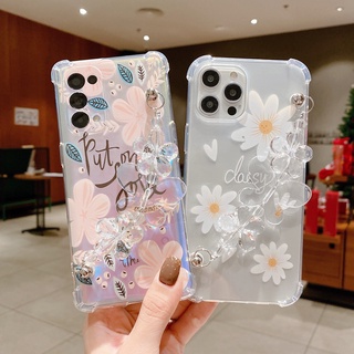 เคส Xiaomi Redmi Note 12 12s  12 12Pro A1 10C Note11 Pro Note11s Mi 11T Pro 11Lite 10T Pro POCO F3 10 Note 10s Note10 5G POCO X3 Pro POCO M3 Pro Note 10 Pro Note 8 Pro 9 Pro 9s  hp เคสโทรศัพท์ แบบนิ่ม พิมพ์ลายการ์ตูนหมี แก้วชานมไข่มุกน่ารัก สำหรับ+โซ่