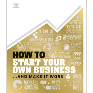 หนังสือภาษาอังกฤษ How to Start Your Own Business: And Make it Work ( DK ) พร้อมส่ง