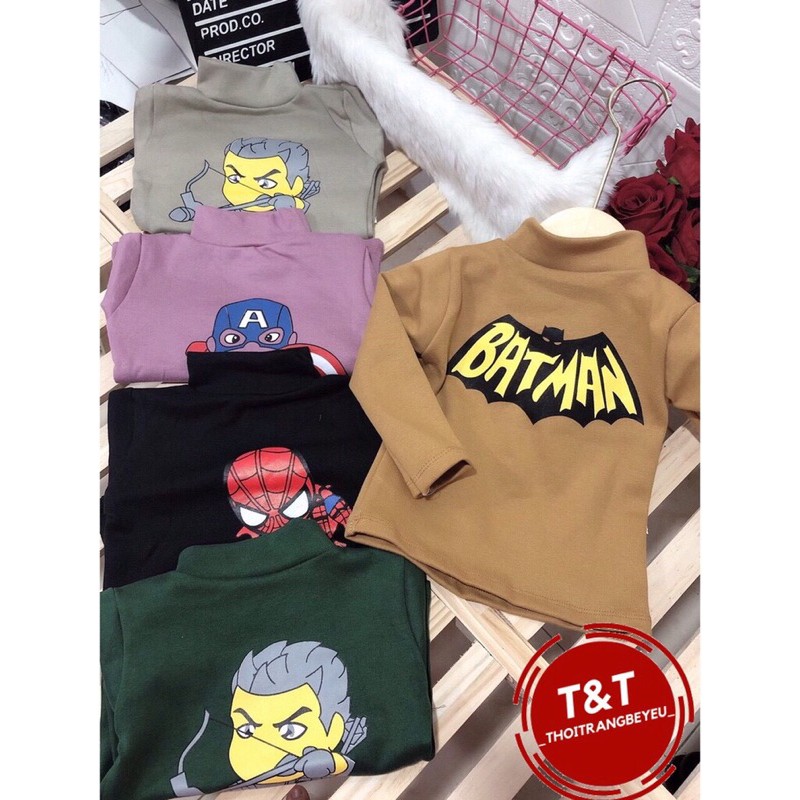 SUPERMAN PATTERN 3-SET COLLAR SHIRT สําหรับ BOYS CODE BT16