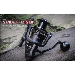 รอกสปินนิ่ง_SPIDER_BISON_แมงมุมดำ